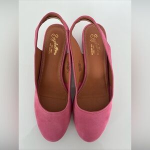 Seychelles Fuchsia Slingback Heels Size 9.5 NWOB